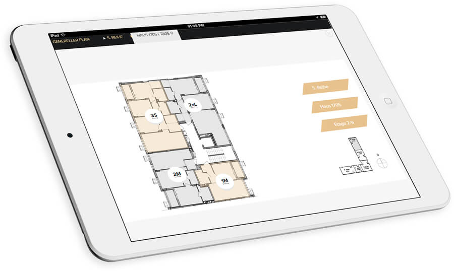 Interaktive 3D-Wohnungsplanung